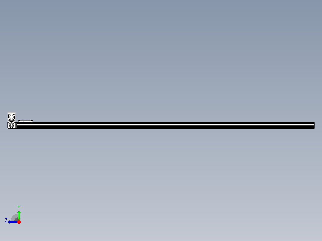 同步带全封闭直线模组TPA-HCB-105D-90-L2500-LU-Y-P20-N3右视图