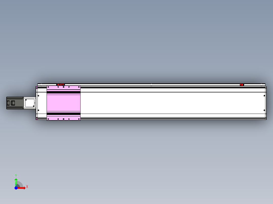 VF丝杆传动-一般环境VF22-L20-C-S1150-BC-P75-C4前视图