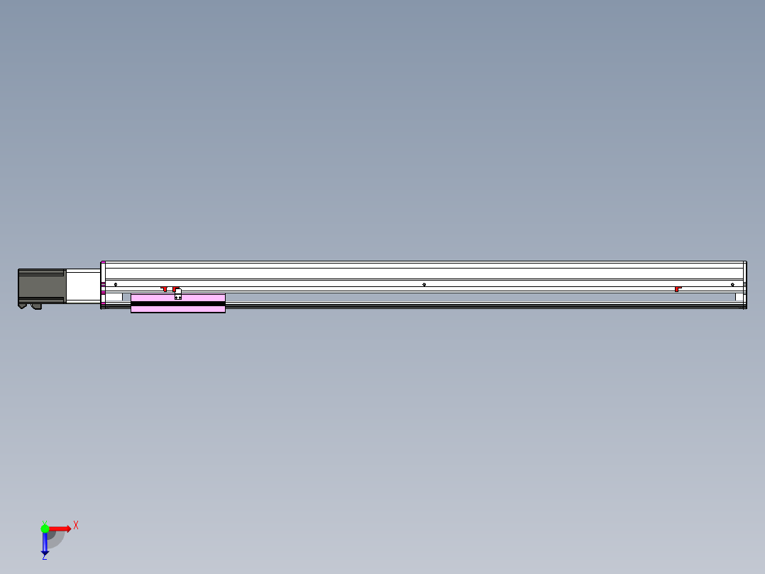 VF丝杆传动-一般环境VF22-L20-C-S1150-BC-P75-C4俯视图