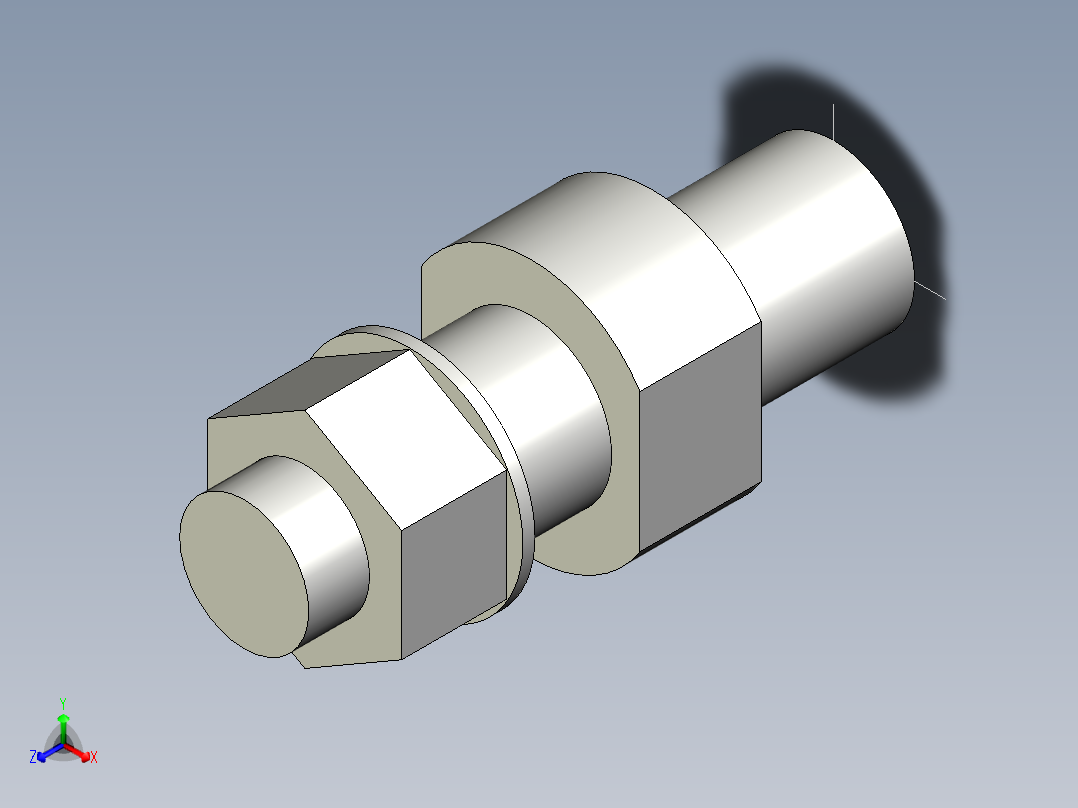 惰輪梢PID-3D多系列多零件图纸模型正等轴测图