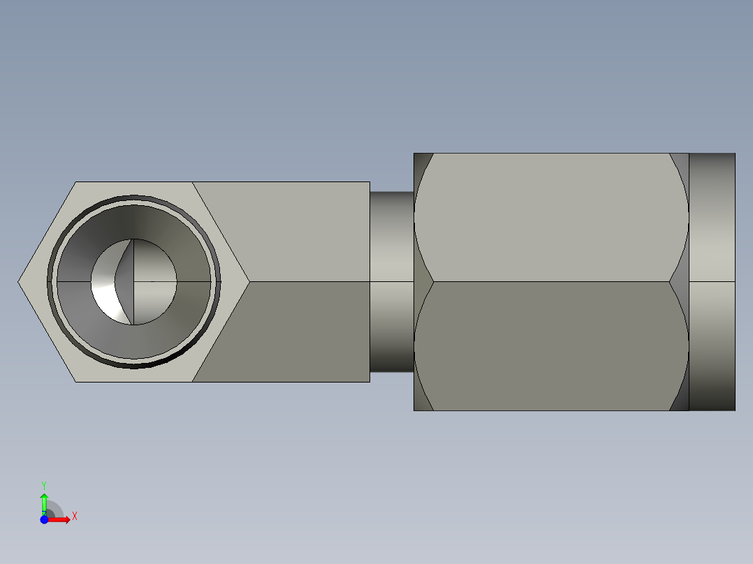 卡套式工业通用硬管接头4_cbu-s前视图