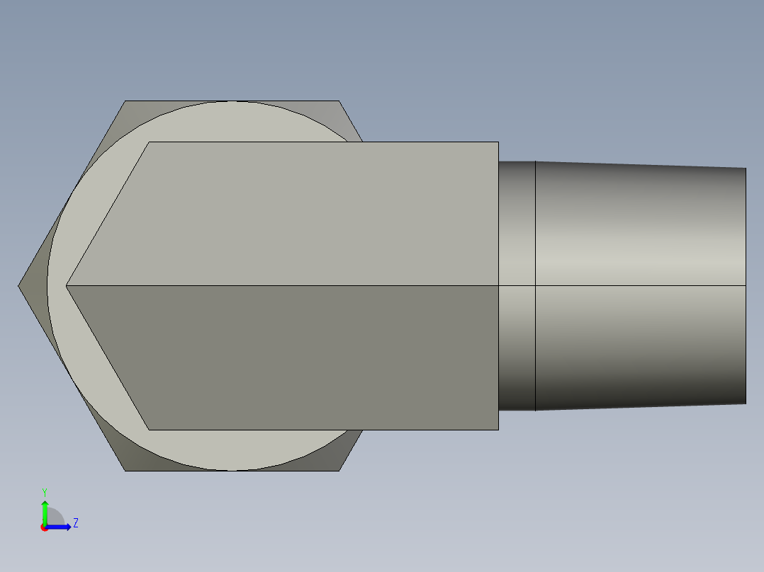 卡套式工业通用硬管接头4_cbu-s左视图