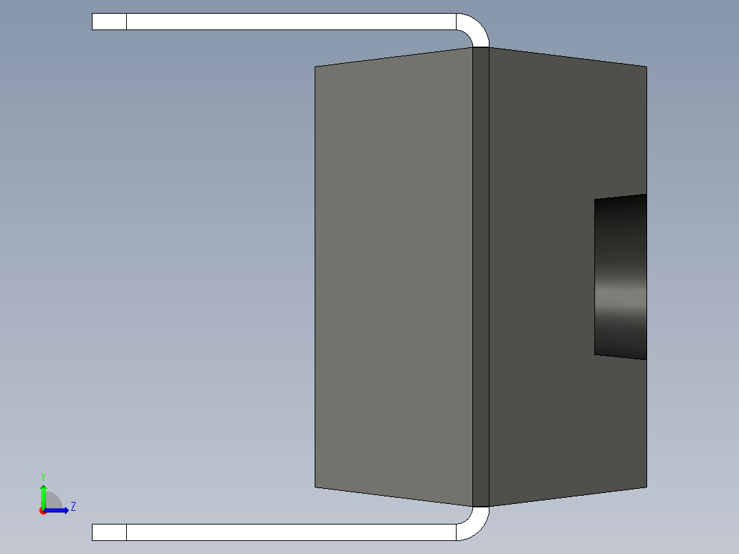 集成电路封装-MS-001BB左视图