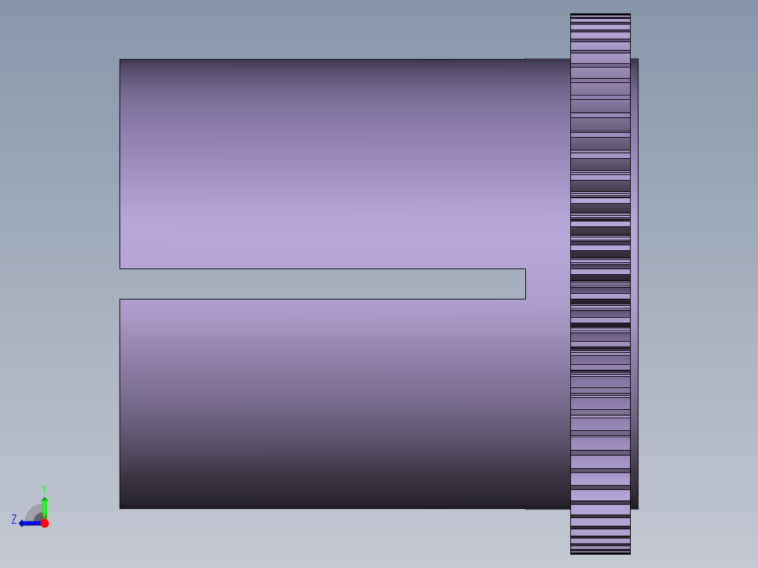 果蔬采摘机械臂及末端执行器ug12右视图