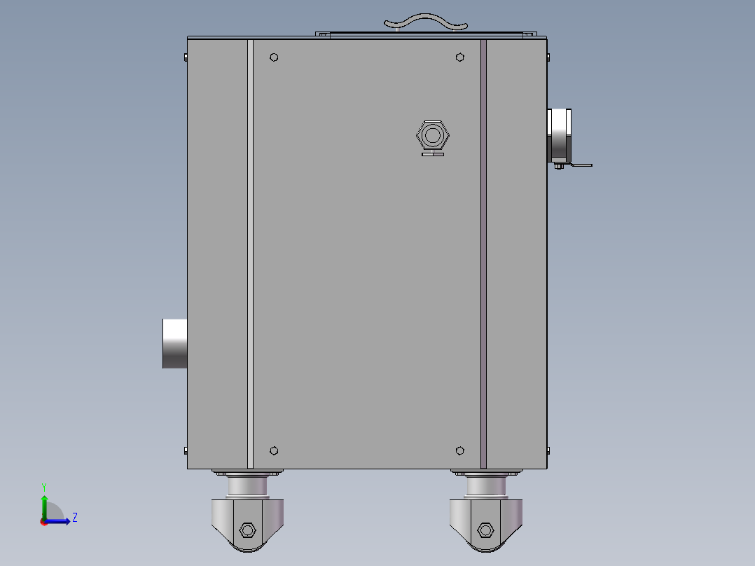 油水分离结构sw19可编辑左视图
