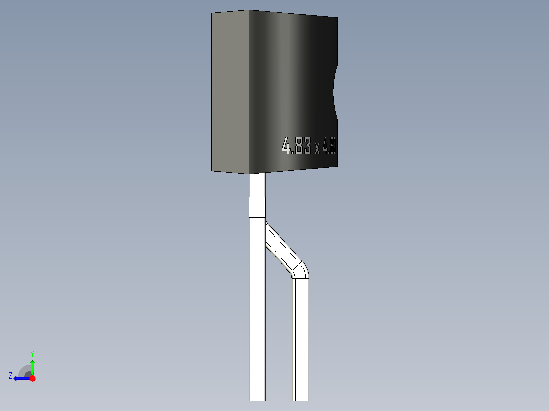 TO-92_Normal_LF44_rev1.1右视图