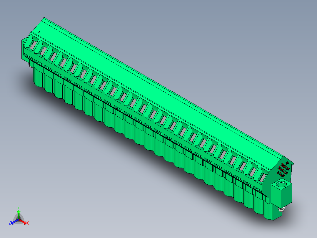 DEGSON 2EDG（M） 系列 5.0mm 螺丝锁紧可插拔接线端子组-2EDGKLM-5.0-24P-14-00AH