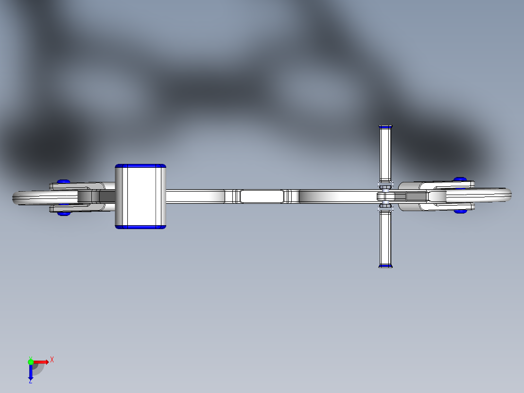 电动自行车 摩托车 (6)俯视图