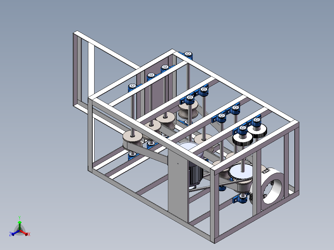 莴笋自动剥皮机===1567324===1450正等轴测图