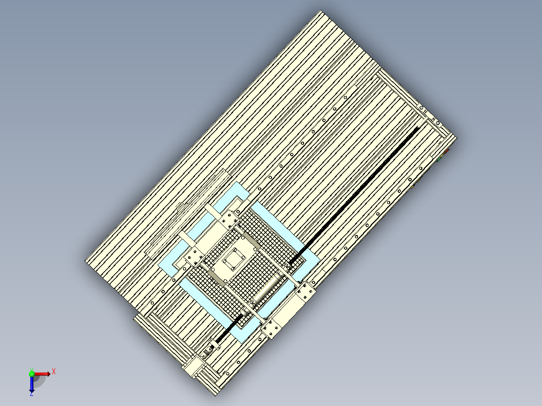 渗蜡机SW+CAD 150+24.5.9+002俯视图
