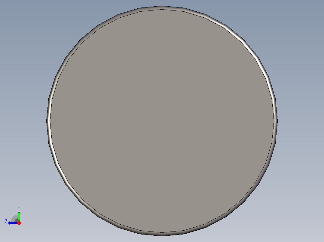 乐高机械组车桥-87083 DkStone Technic Axle 4 with Stop.STEP右视图