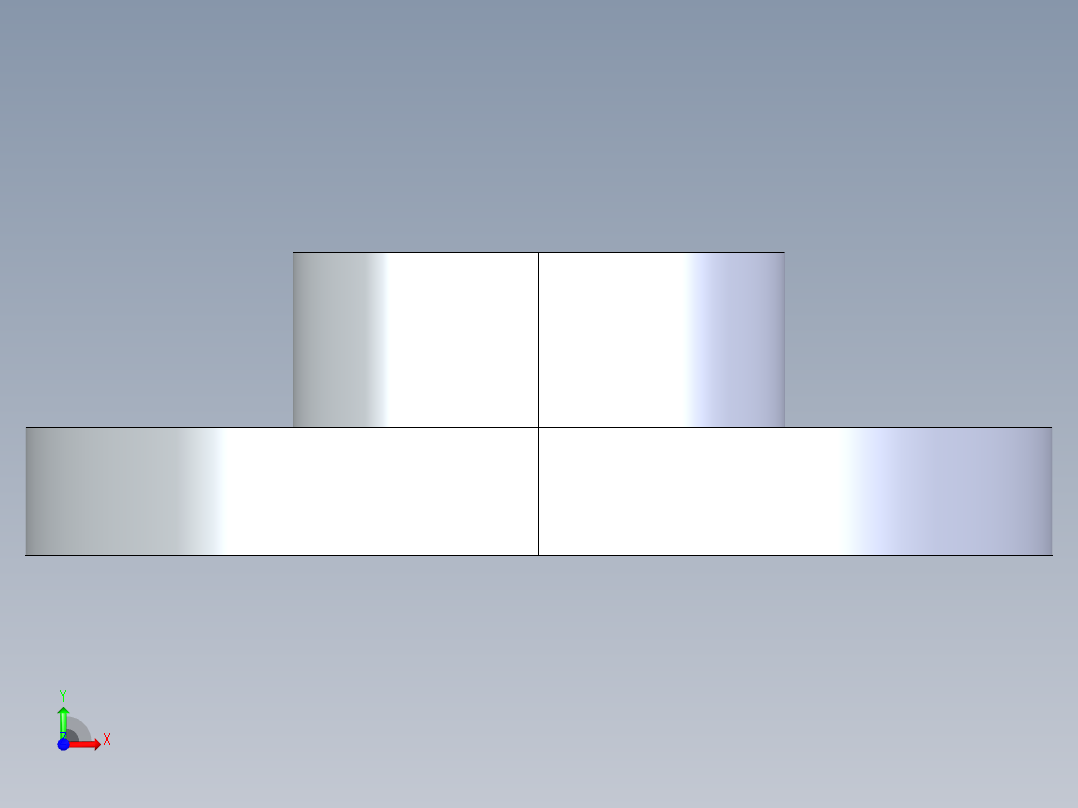 CPVC管件23-Sch80_Flange One-Piece_SOC_9851-020_2in前视图