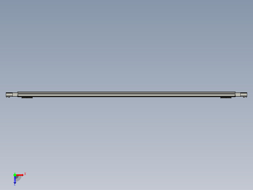 威洛博双电机滑台-VC14D2-S1350-BC-P40-C6俯视图