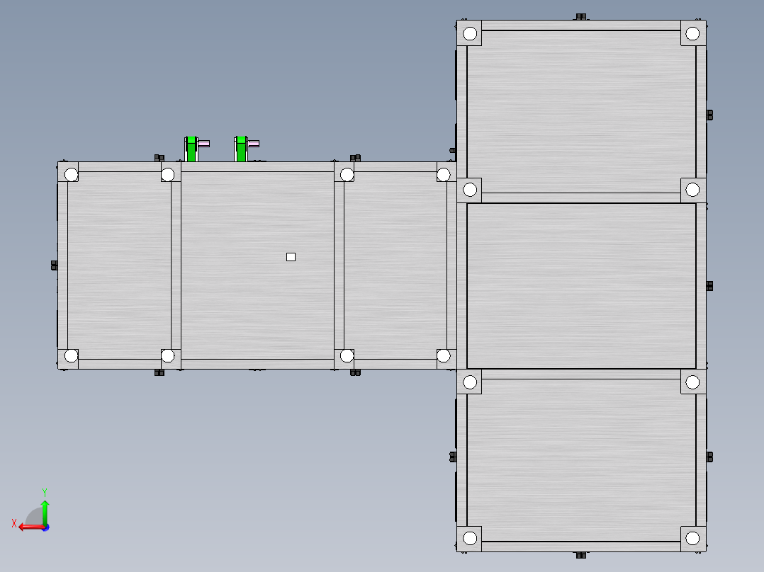 异型螺杆螺母组装检测设备后视图