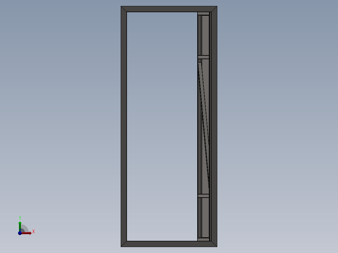 2型地窖门前视图