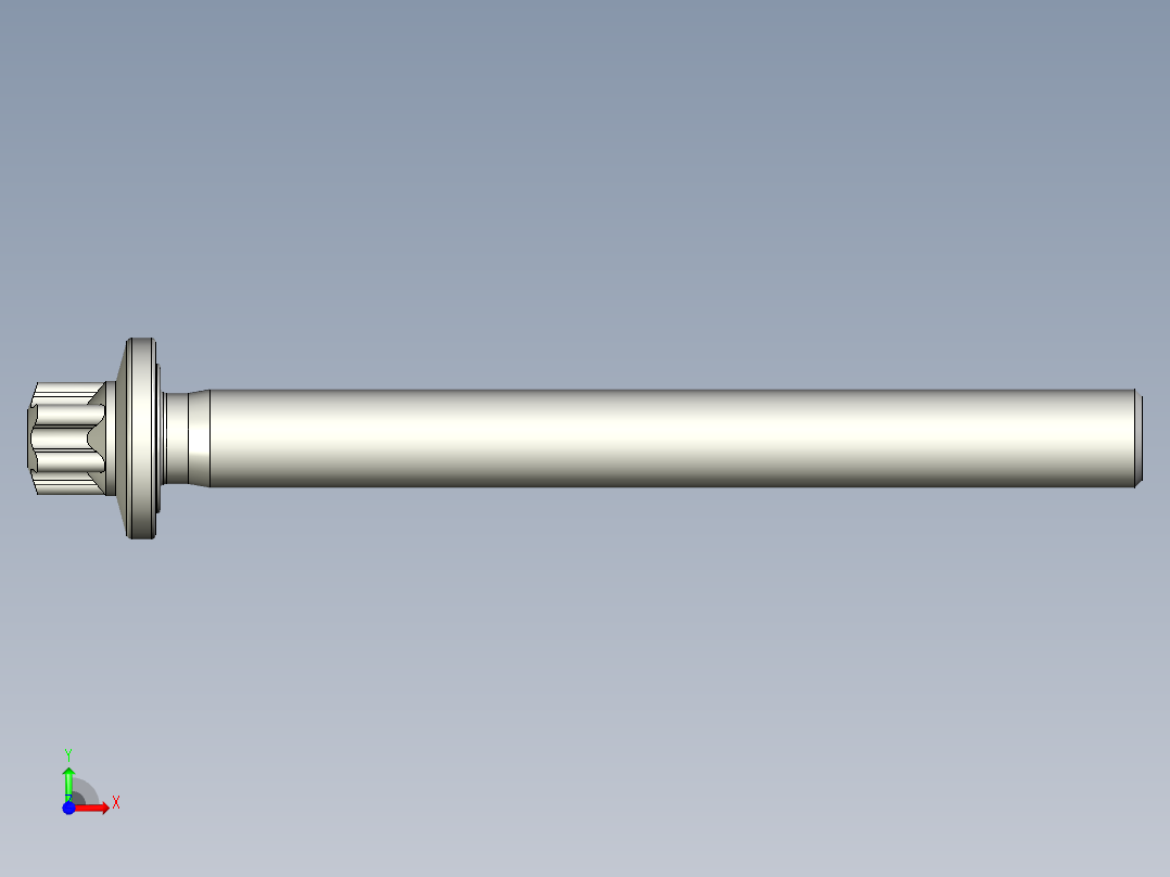 六角螺钉-Hexalobular_screw-M20-200-190-27-41-23.stp前视图