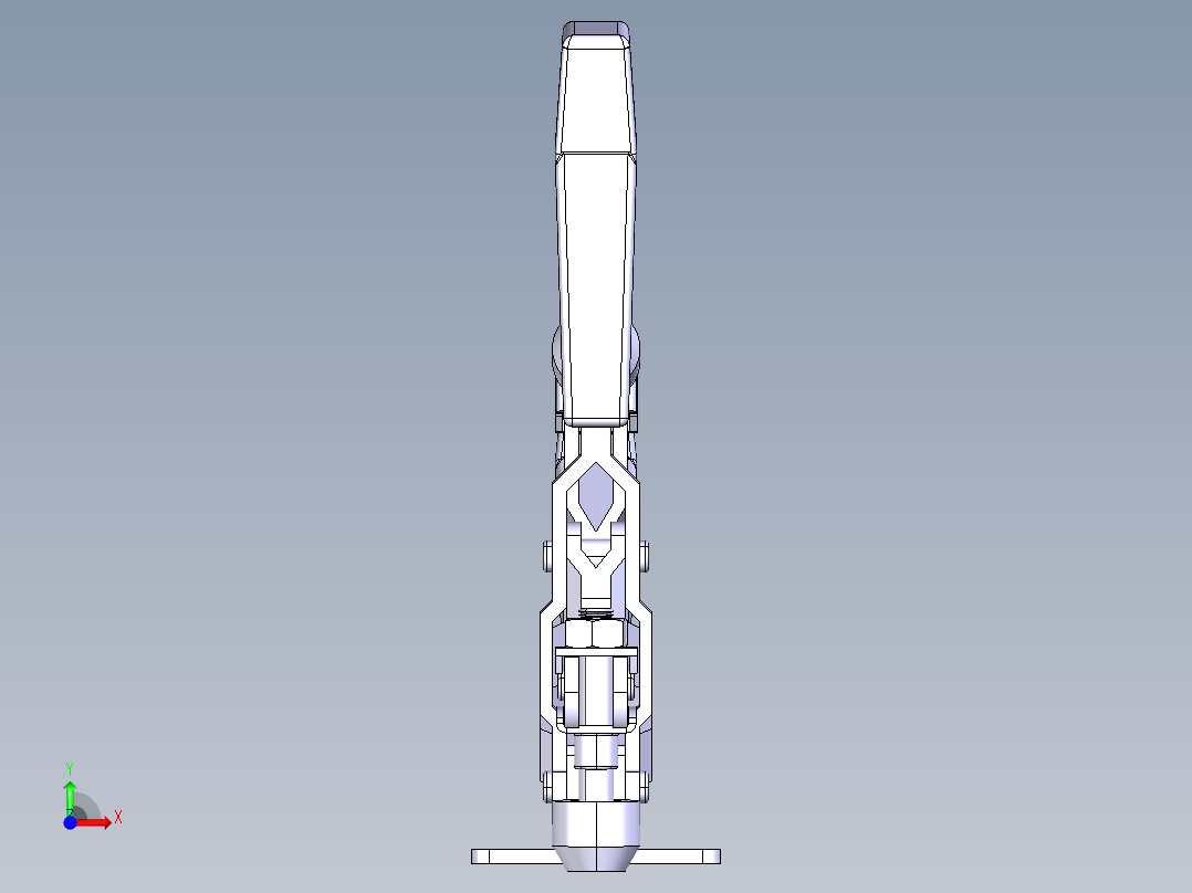 德克斯TUNKERS气缸数模T2-02U前视图