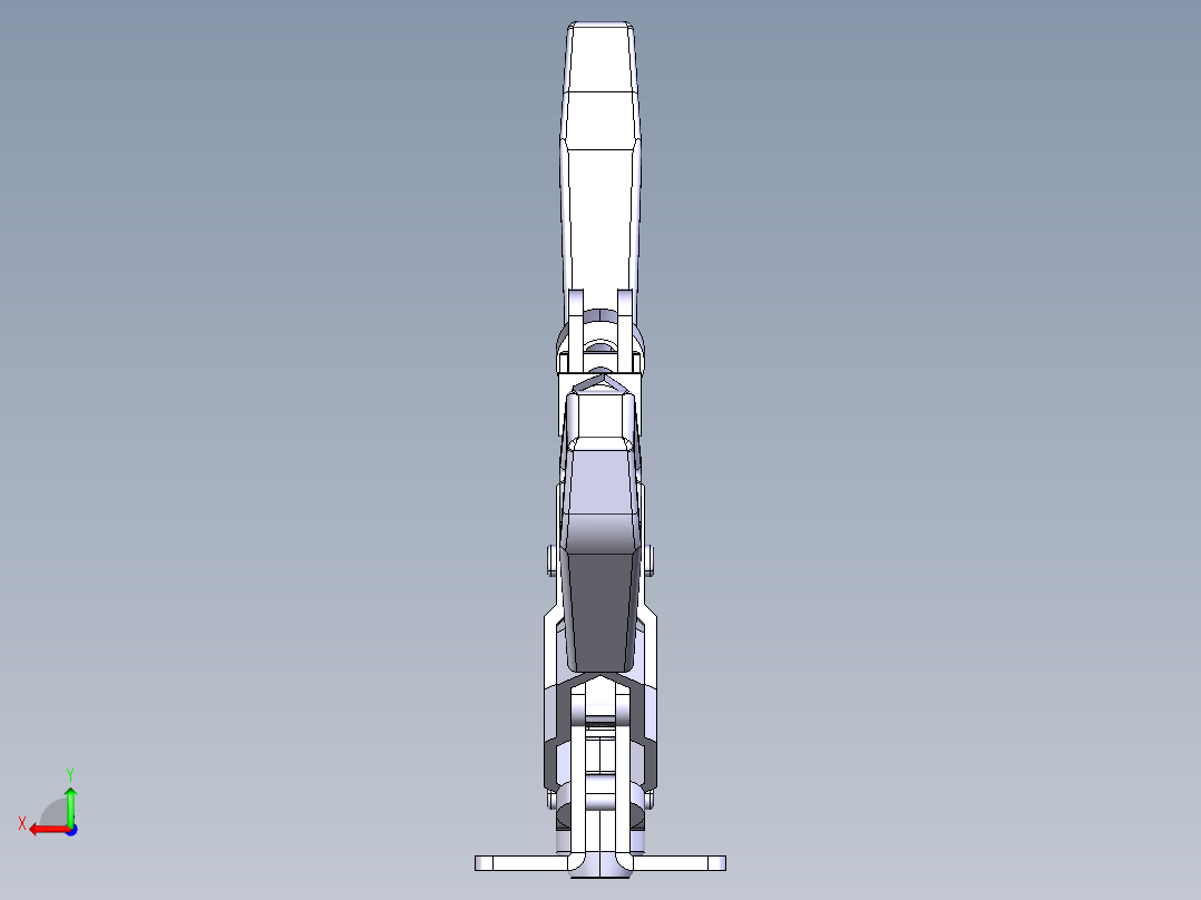 德克斯TUNKERS气缸数模T2-02U后视图