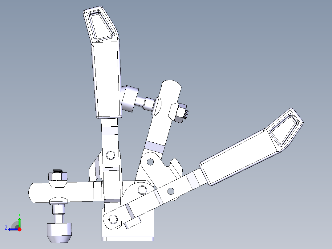 德克斯TUNKERS气缸数模T2-02U右视图