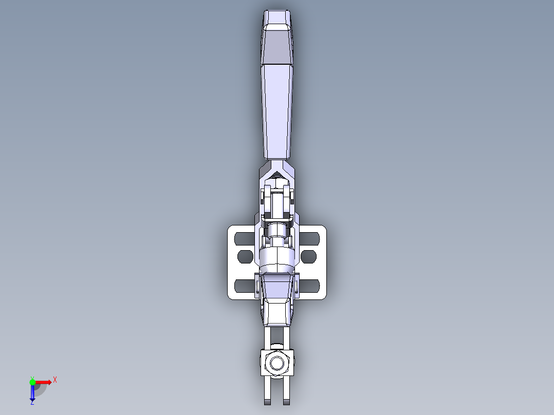 德克斯TUNKERS气缸数模T2-02U俯视图