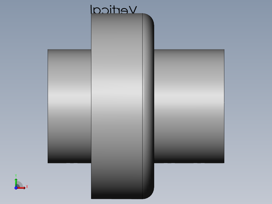 PVC公制管件-25 WALL PVC PIPE FITTING左视图