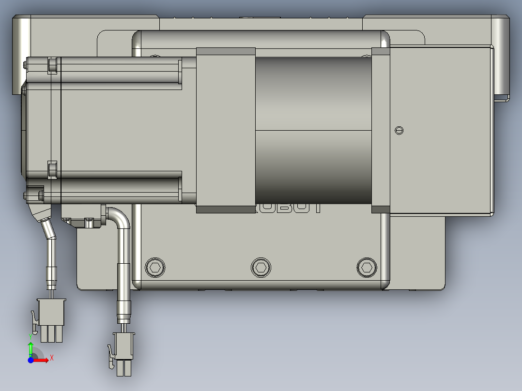 威洛博直线电机模组EB20-L224-S1550-BL-ZP75-MS3-5K前视图