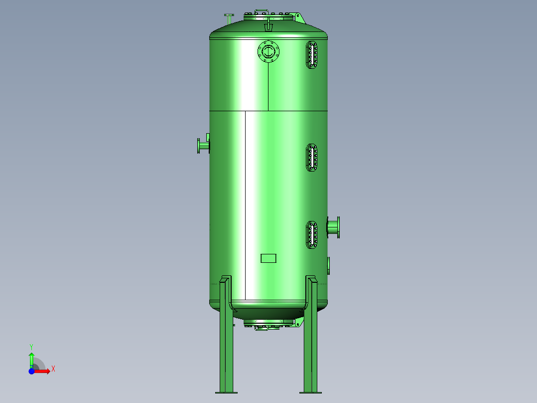 AB混床装置前视图