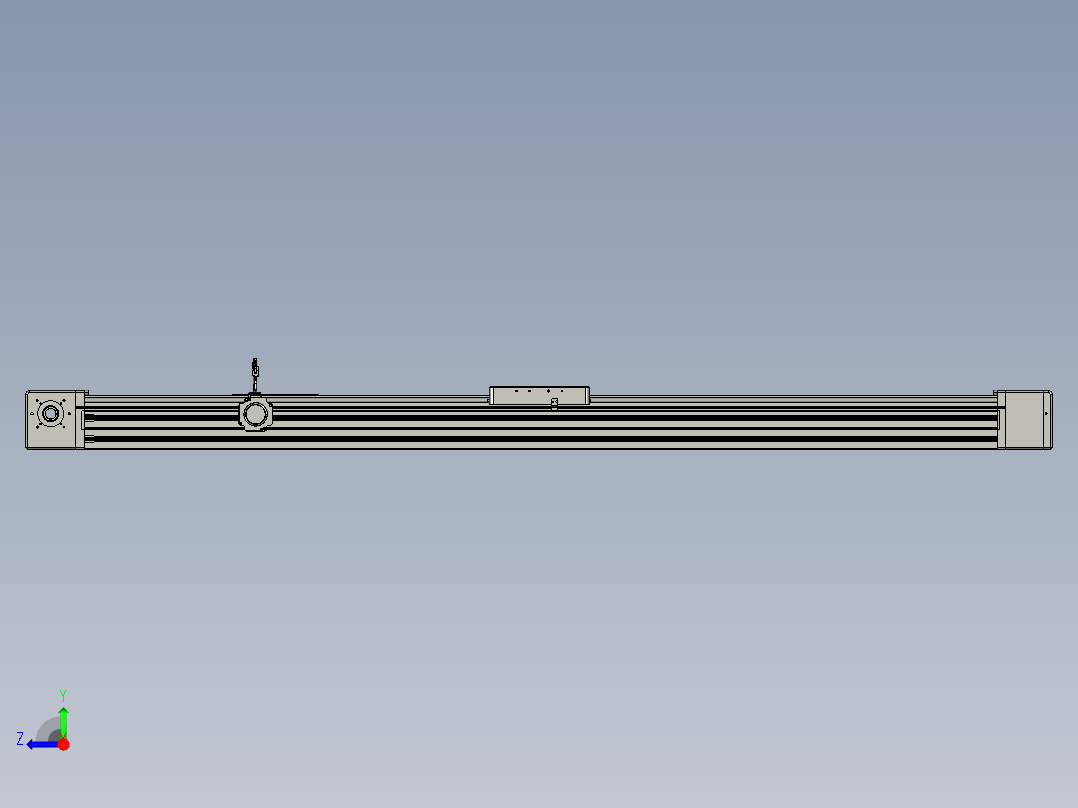 威洛博直线电机模组EB20-L224-S1900-BR-ZP75-MS3-5K右视图