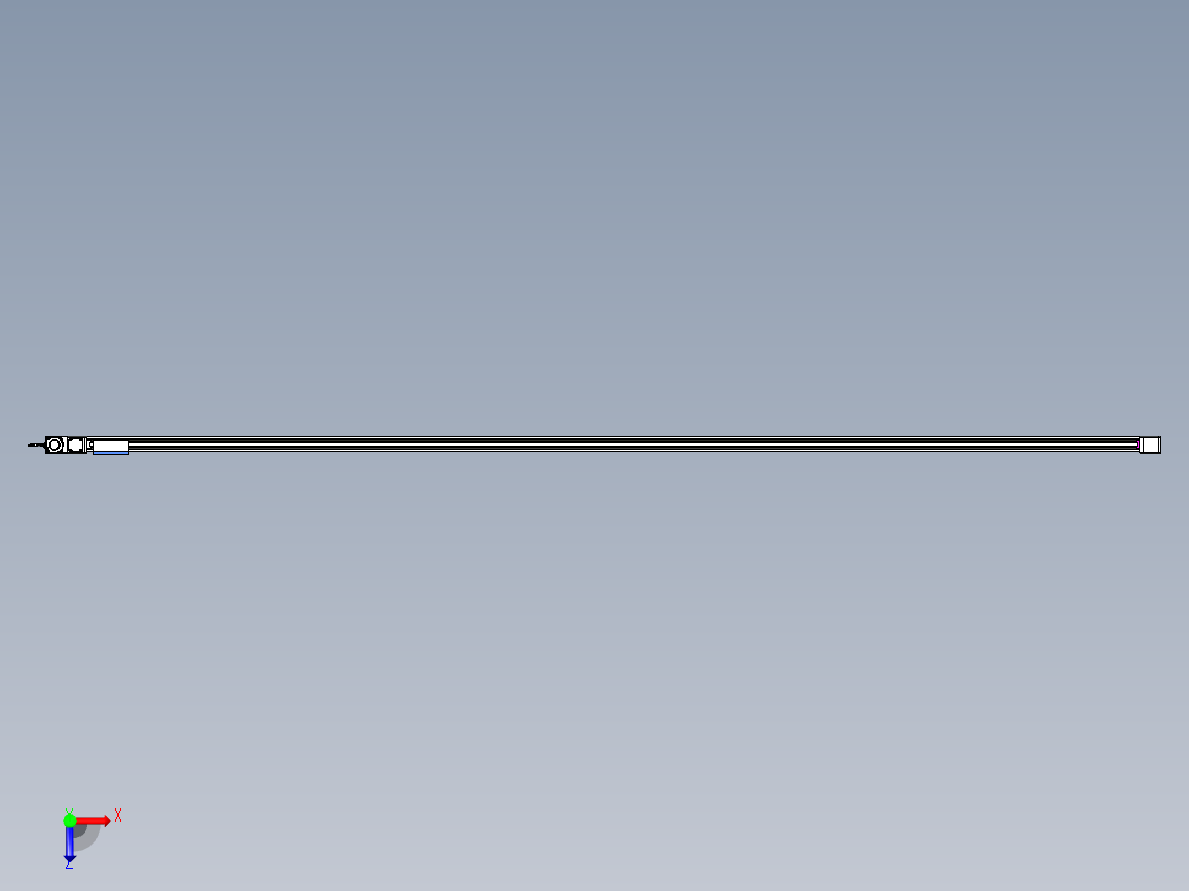 威洛博LB.GB同步带传动--欧规系列GB8-L96-S5150-BL-P75俯视图