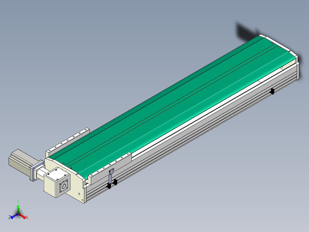 东锦同步带传动-直线滑台模组DH270B-C-L150-S1000-BL-P750W-C3
