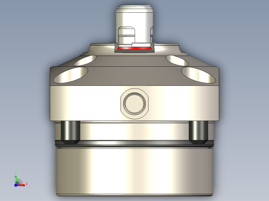 KOSMEKSFA2000-M2A-100多系列多零件图纸模型多系列多零件图纸模型前视图