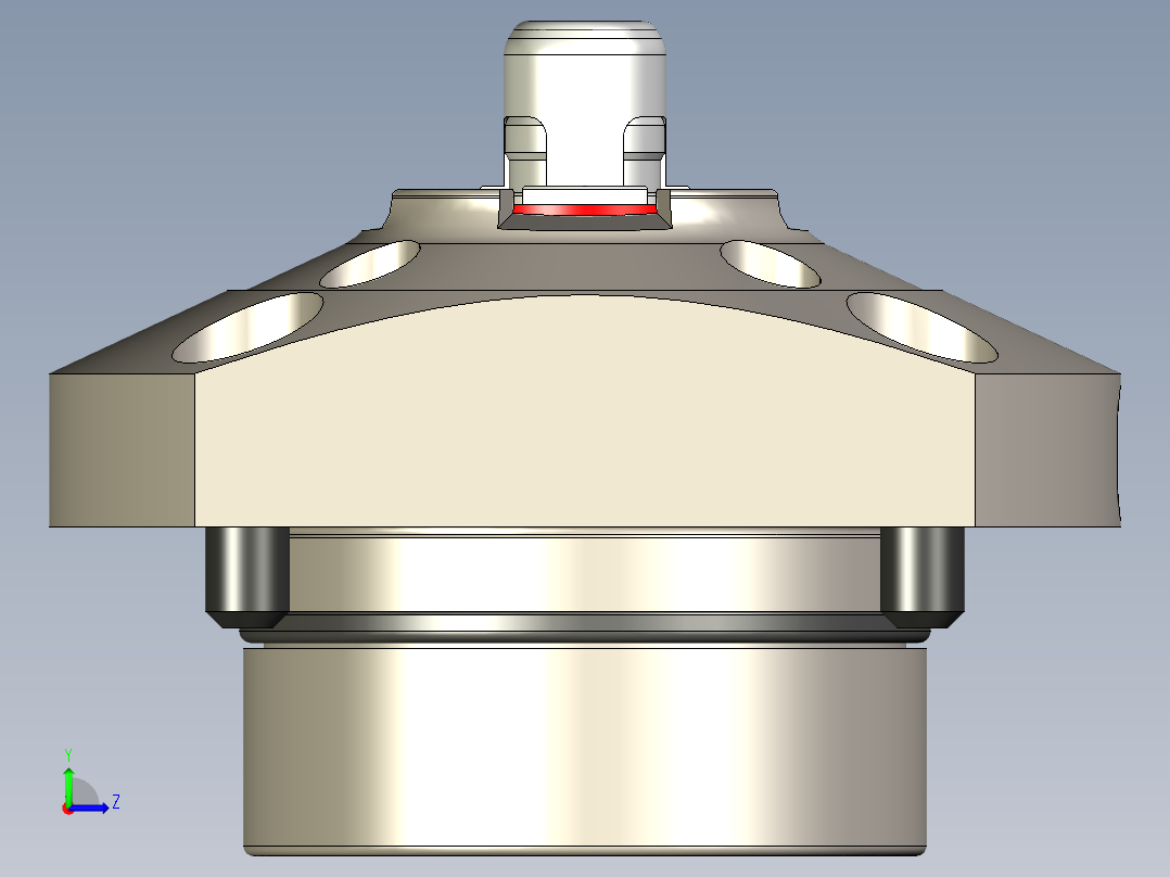 KOSMEKSFA2000-M2A-100多系列多零件图纸模型多系列多零件图纸模型左视图