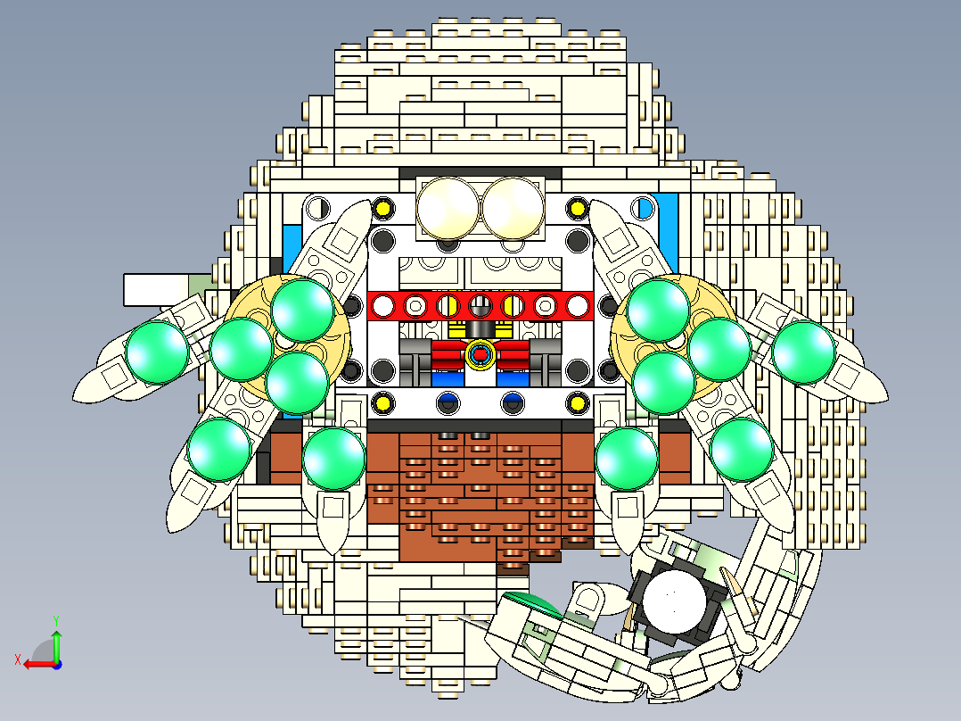 乐高 75255 尤达后视图