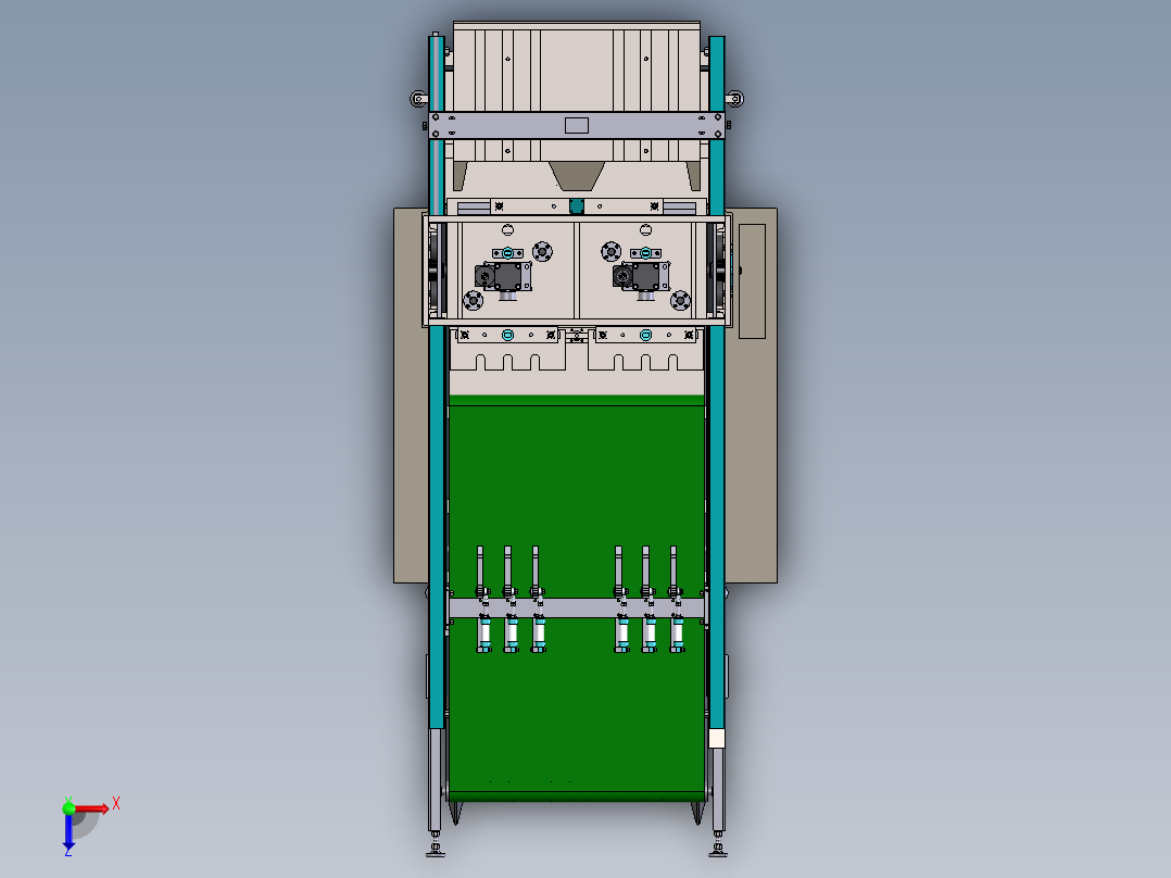 塑料袋背心袋制袋机sw17可编辑俯视图