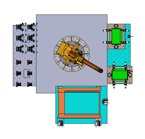 机器人三工位焊接sw16可编辑