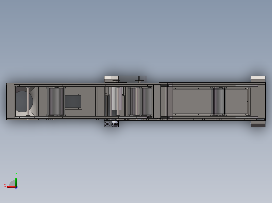4L斗式提升sw16可编辑后视图