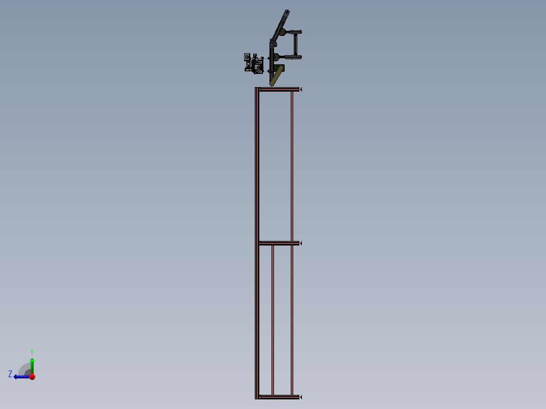 精密电子自动喷涂设备sw17右视图