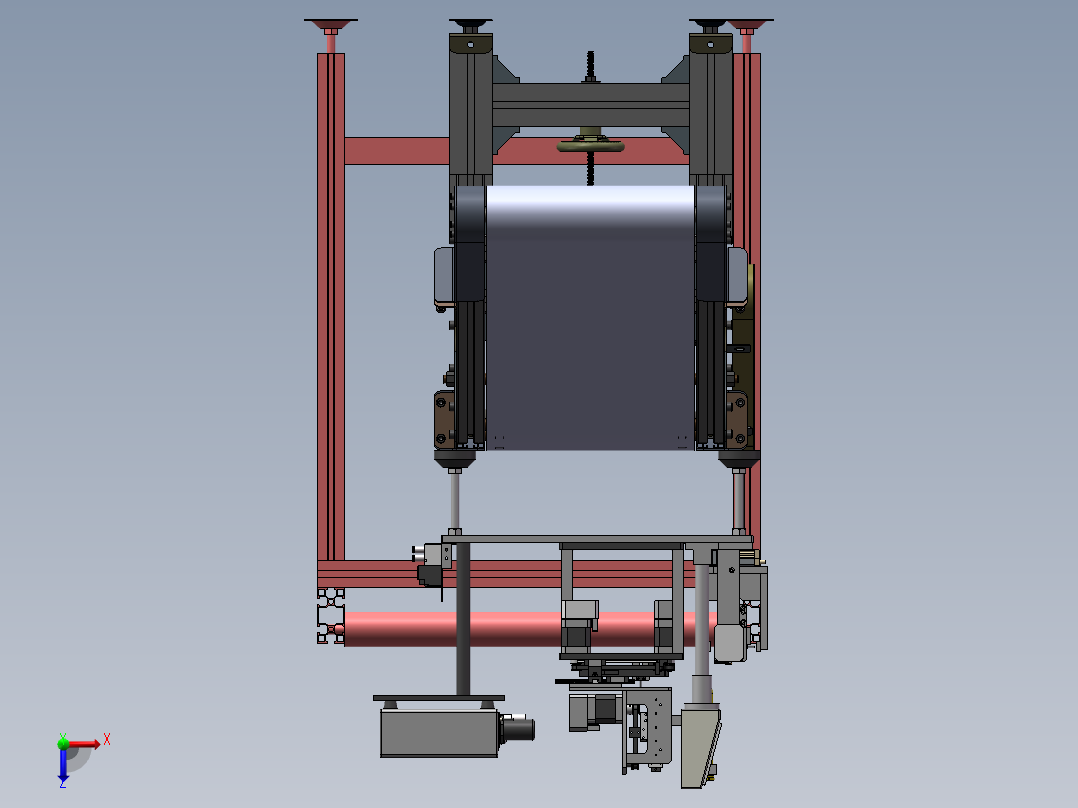 精密电子自动喷涂设备sw17俯视图