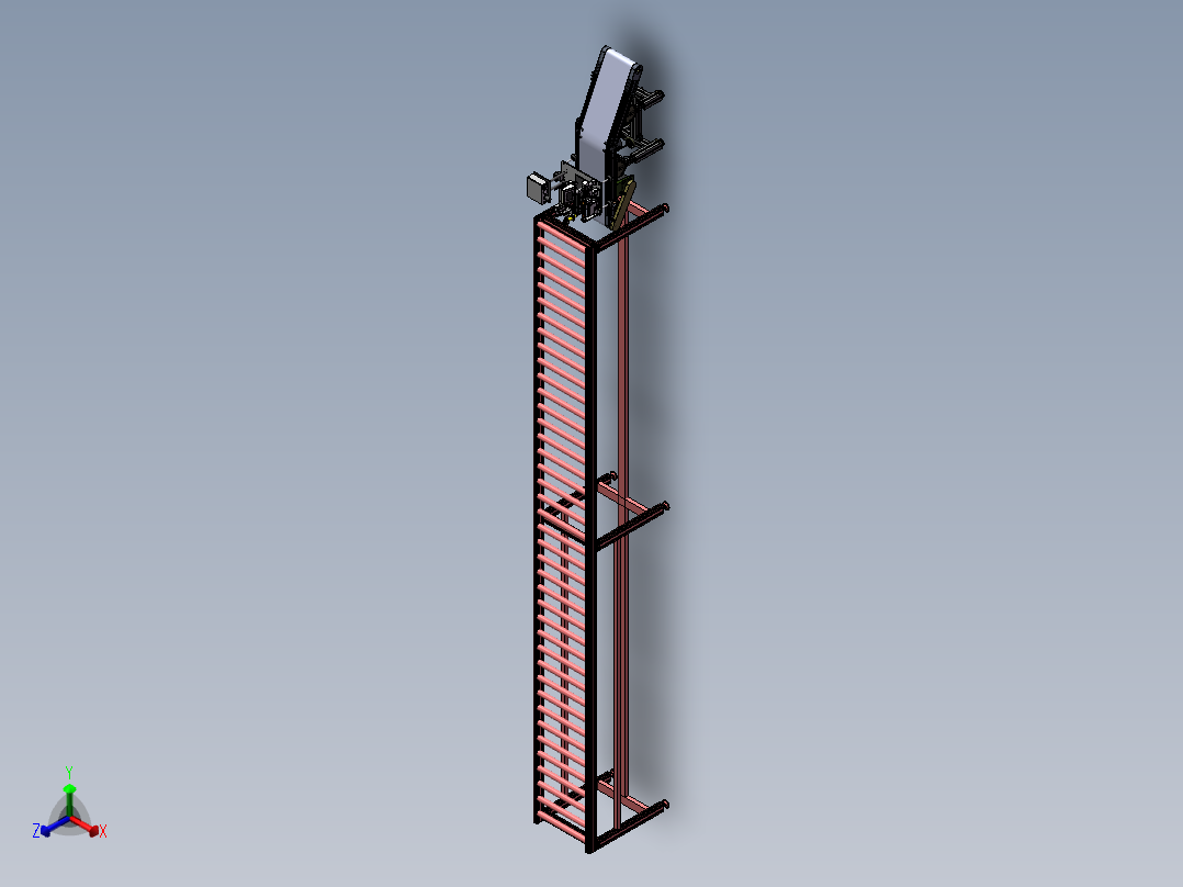 精密电子自动喷涂设备sw17正等轴测图