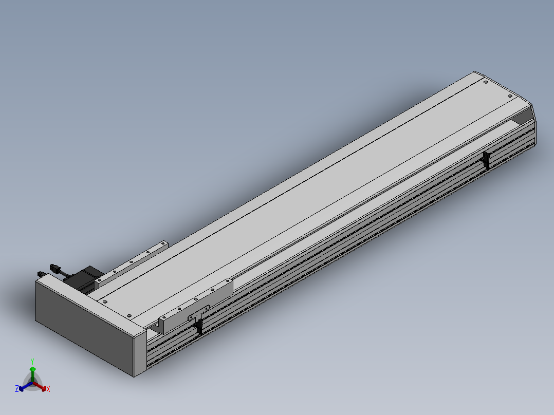 精密模组MY220-T10-950L-BR-P75B-C4-C正等轴测图