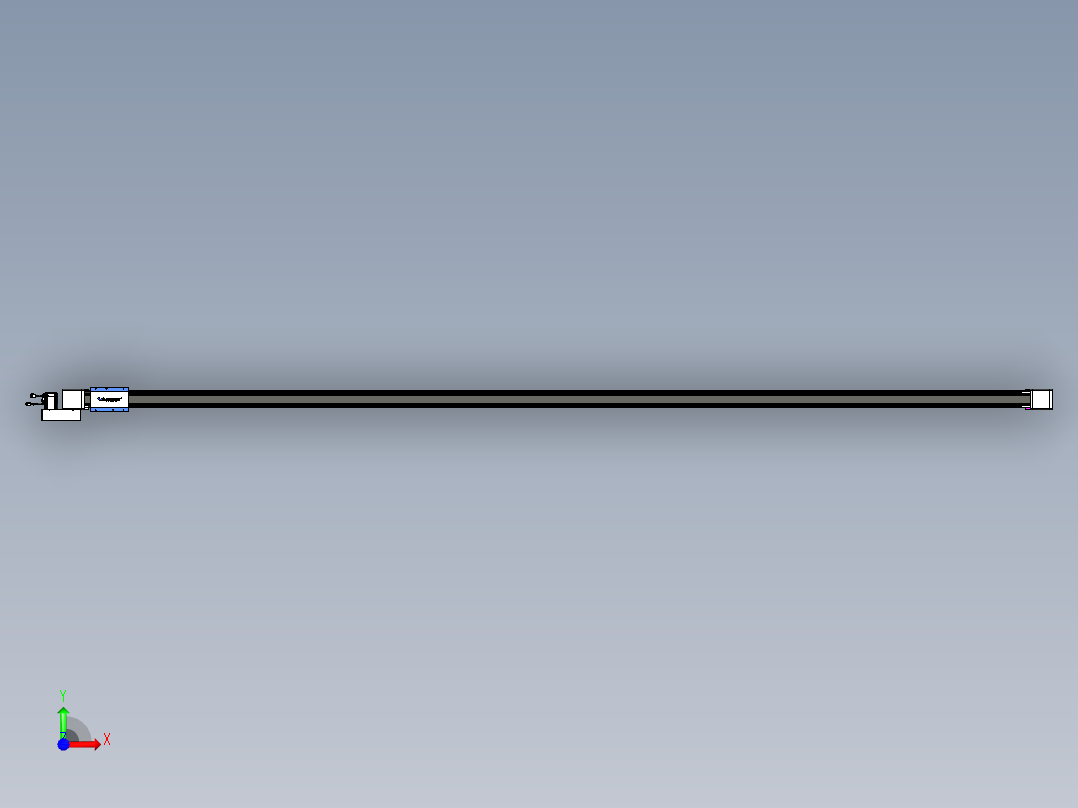 威洛博LB.GB同步带传动--欧规系列GB8-L96-S4200-BL-P40前视图