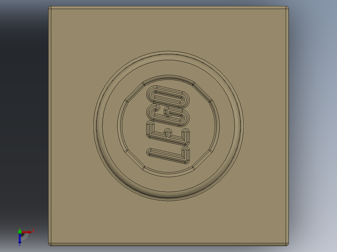 乐高机械组积木（横梁）-4179771 - 6541 Tan Technic Brick 1 x 1 with Hole俯视图