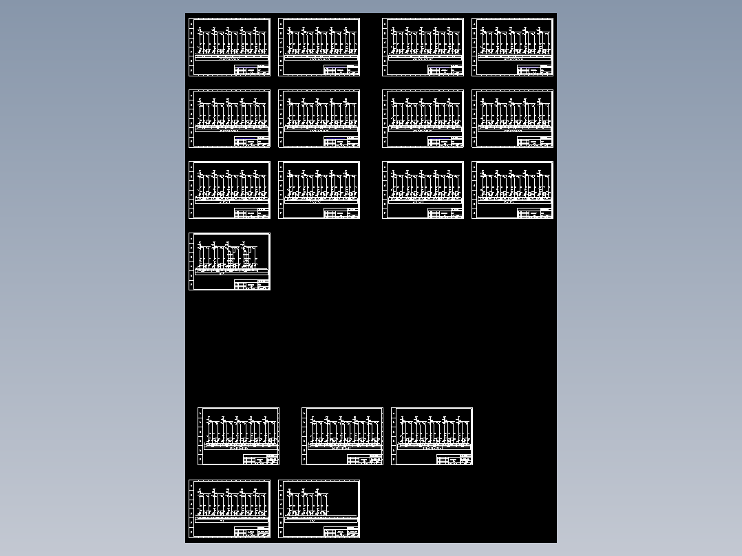 一款很全的除尘器电气全套图纸