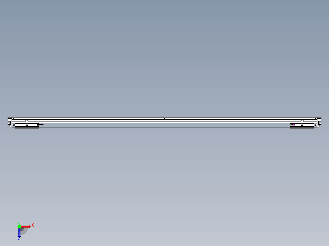 威洛博VL系列直线电机模组-2VL22H3-S2150俯视图