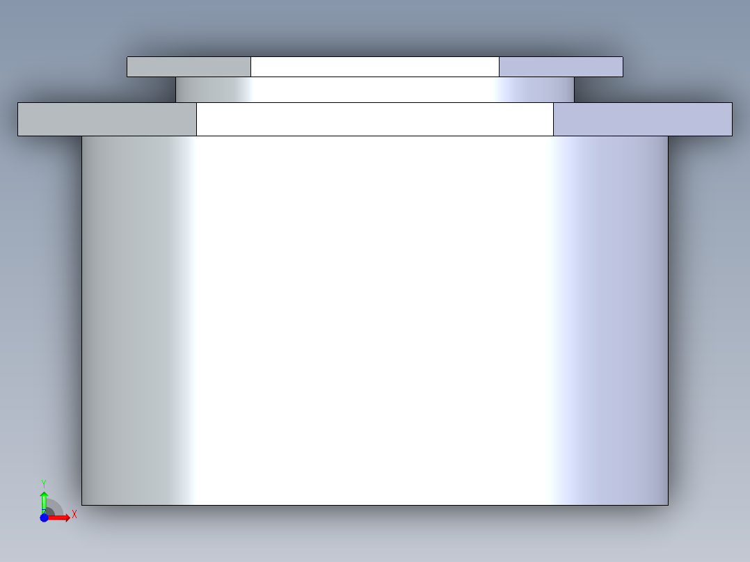 聚氯乙烯配件16A-Sch80_ReducerBushing_SxSPIG_837-335FB_Sch80PVC_Flush Style Reducer Bushing (SxSPG)前视图