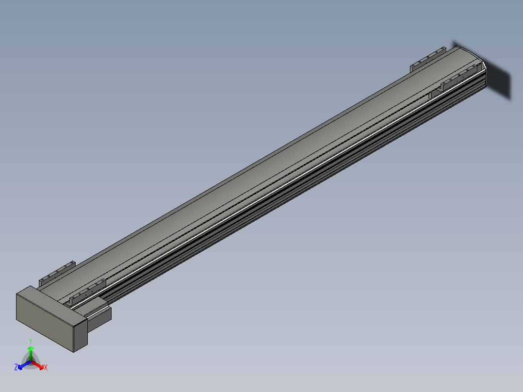 直线模组WG-LHA12-S1300-L设计图纸