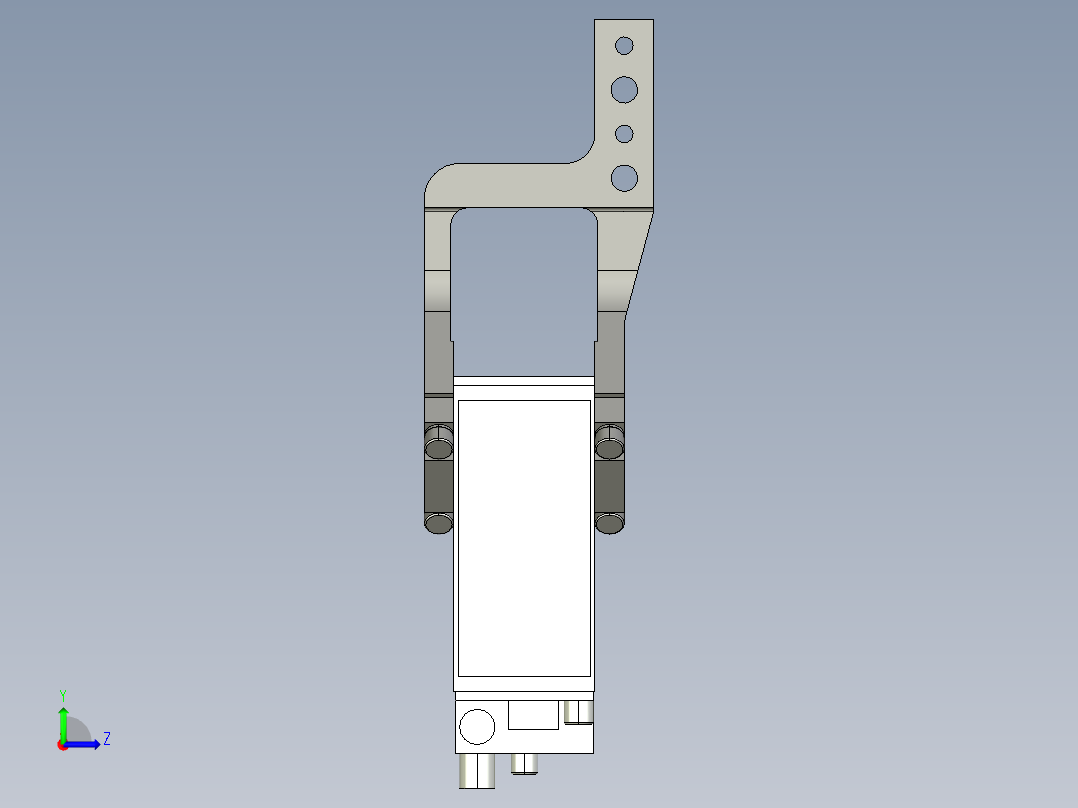 德克斯TUNKERS气缸数模V50.1 A12 T12 5~44 GRAD左视图