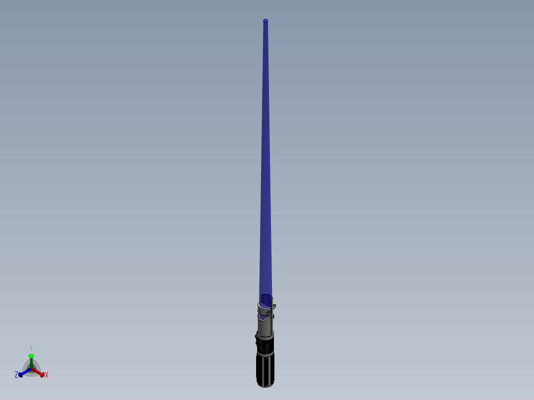 剑、宝剑(142)正等轴测图