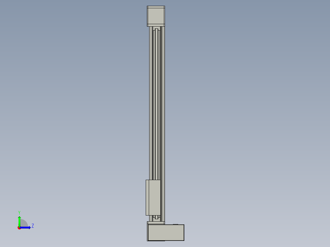欧规系列-GB8-L96-S750-BLD-P40-MS3左视图