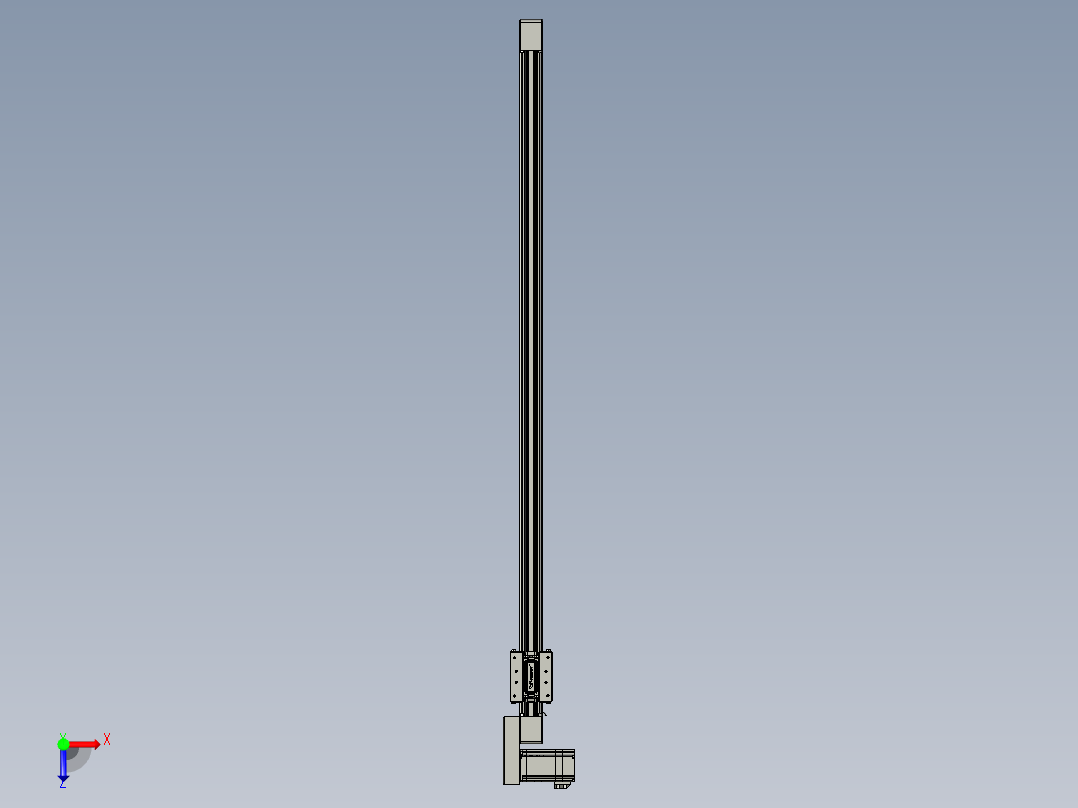 威洛博直线电机模组EB4-L40-S1050-BR-57-MS3俯视图